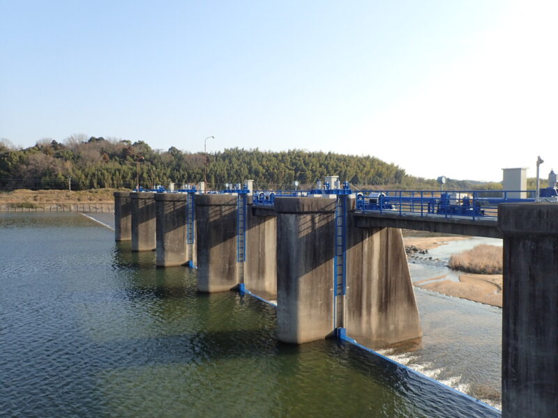 鈴鹿川第2頭首工（三重県）