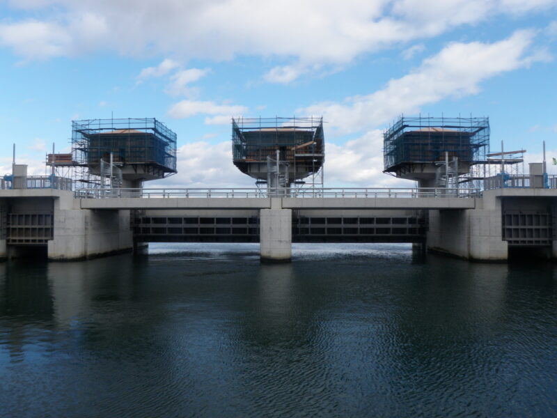 百々川防潮水門（三重県）