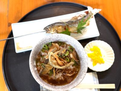 清流茶屋　鮎の冷やし雑炊
